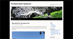 Desktop Screenshot of naturalistsnotebook.mnapage.info
